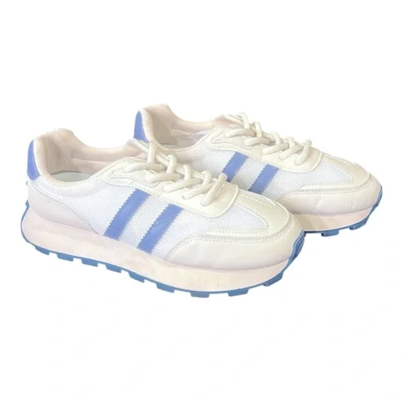 ZFBBD Women’s Platform Lace-up Comfort Sneakers Size 8 - Picture 1 of 10